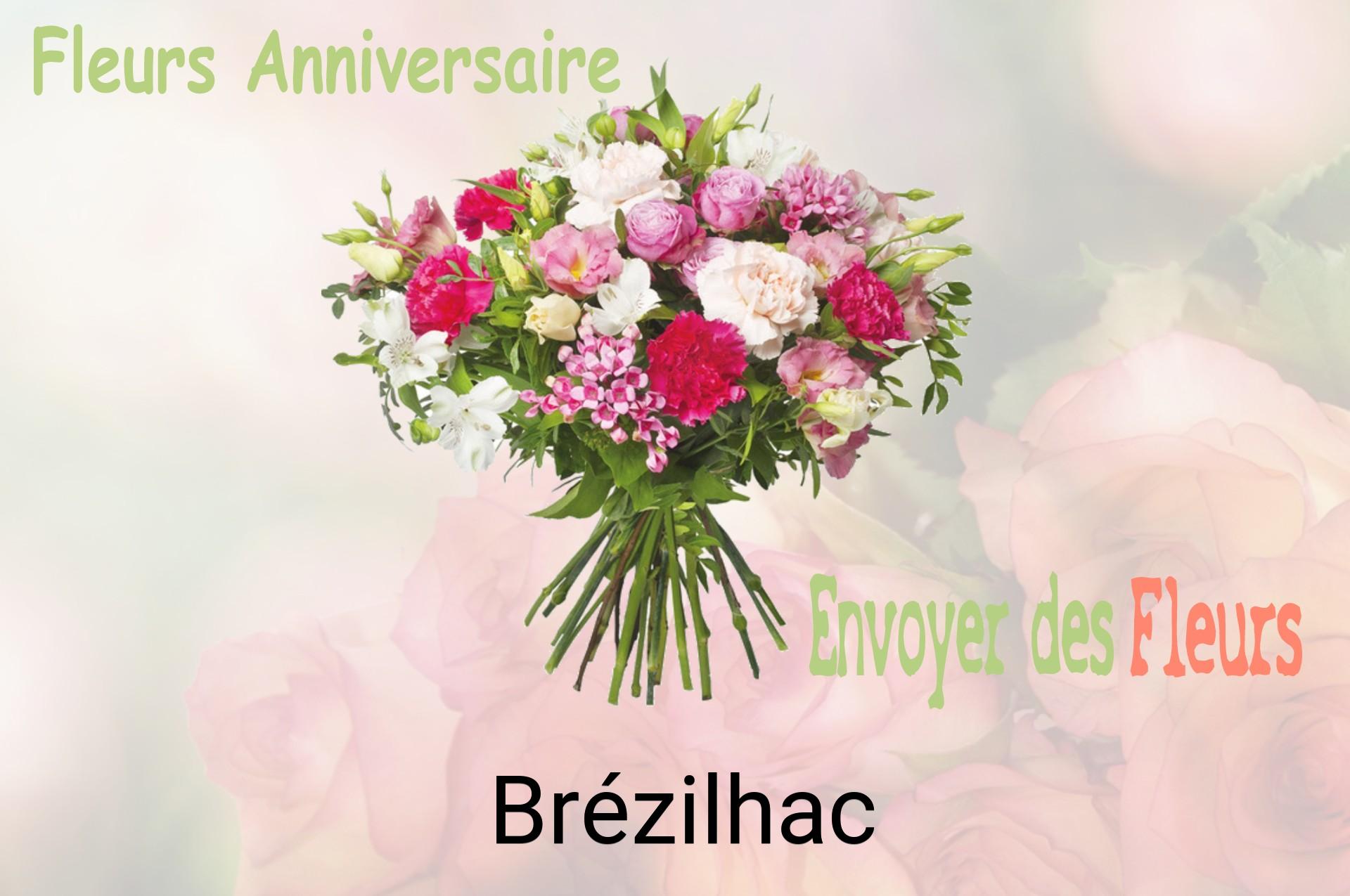 Bouquet de fleurs d’anniversaire livré à Brézilhac